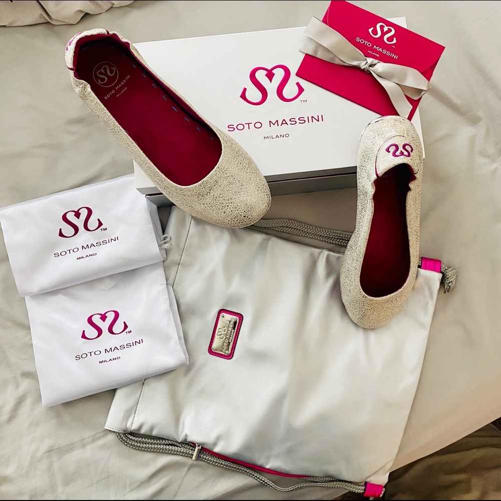 Soto Massini Terzettos in shimmering vanilla